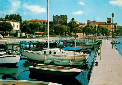 AK / Ansichtskarte Lazise_Lago_di_Garda Hafen Gardasee Lazise_Lago_di_Garda
