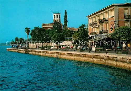 AK / Ansichtskarte Lazise_Lago_di_Garda Uferpromenade am Gardasee Lazise_Lago_di_Garda