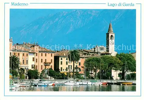 Maderno_Lago_di_Garda Ansicht vom Gardasee aus Maderno_Lago_di_Garda