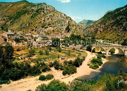 AK / Ansichtskarte La_Malene Les Gorges du Tarn Depart pour la promenade en barque La_Malene