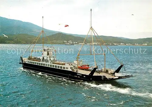 AK / Ansichtskarte Kyle_of_Lochalsh Lochalsh Car Ferry Autofaehre 