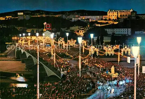 AK / Ansichtskarte Coimbra Convento e procissao nocturna das Festas da Rainha Santa Isabel Coimbra