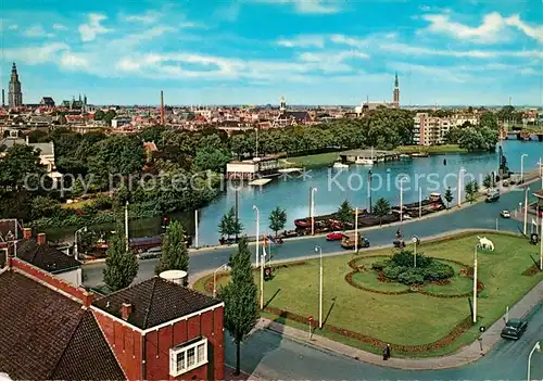 AK / Ansichtskarte Groningen Stadtpanorama Groningen