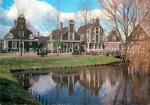AK / Ansichtskarte Zaanse_Schans Typische huisjes Wohnhaeuser Zaanse Schans