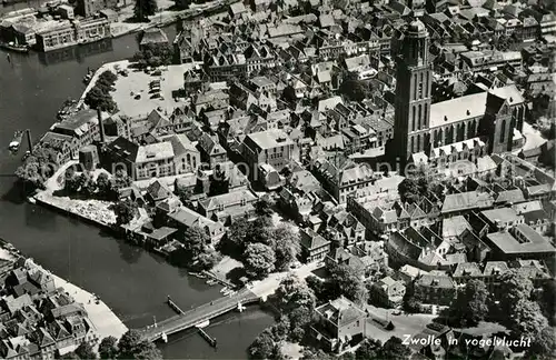 AK / Ansichtskarte Zwolle_Overijssel in vogelvlucht Zwolle_Overijssel