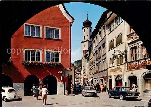 AK / Ansichtskarte Feldkirch_Vorarlberg Blick vom Marktplatz zur Liebfrauenkirche Feldkirch Vorarlberg