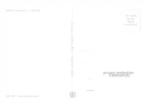 AK / Ansichtskarte Leoben Altstadt Bruecke Partie am Fluss Leoben