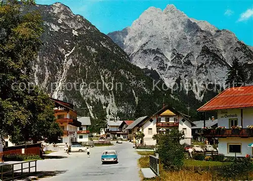 AK / Ansichtskarte Waidach_Leutasch Panorama Blick gegen oefelekopf Wettersteingebirge 