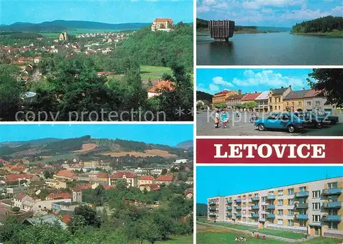 AK / Ansichtskarte Letovice_Lettowitz Celkovy pohled Stred mesta Prehrada Kretinka Namesti Osvobozeni Nove sidliste Letovice_Lettowitz