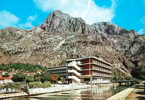 AK / Ansichtskarte Kotor_Montenegro Hotel Fjord Berge Kotor Montenegro