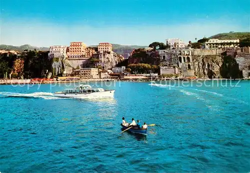 AK / Ansichtskarte Sorrento_Campania Gli alberghi visti dal mare Sorrento Campania