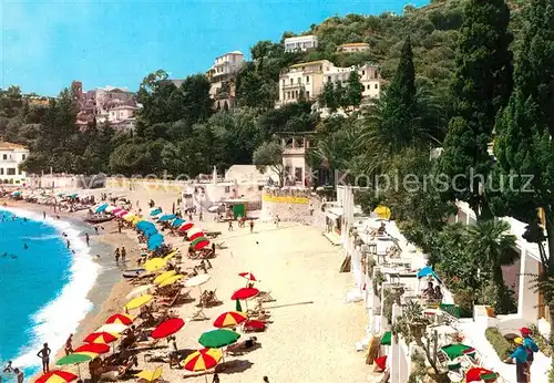 AK / Ansichtskarte Taormina_Sizilien Lido di Mazzaro Spiaggia Strand Taormina Sizilien