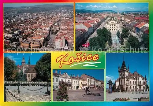AK / Ansichtskarte Kosice Stadtpanorama Innenstadt Kirche Palast Kosice