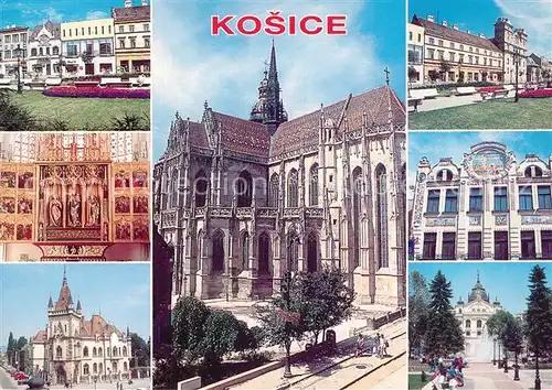 AK / Ansichtskarte Kosice Sehenswuerdigkeiten der Stadt Dom Palast Kosice