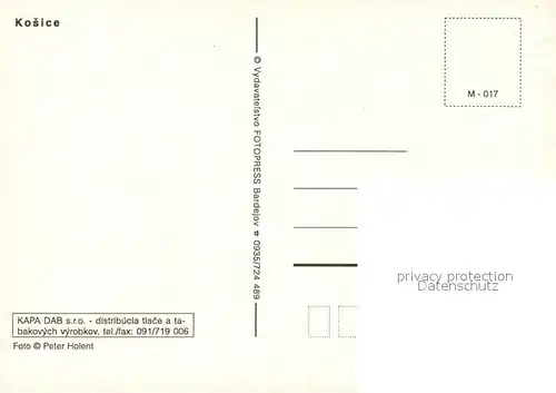 AK / Ansichtskarte Kosice Dom Kirche Palast Kosice