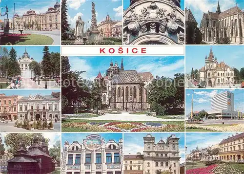 AK / Ansichtskarte Kosice Sehenswuerdigkeiten der Stadt Kosice