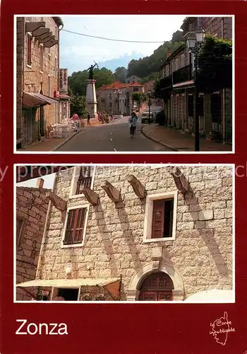 AK / Ansichtskarte Zonza Interieur du village Monument Zonza