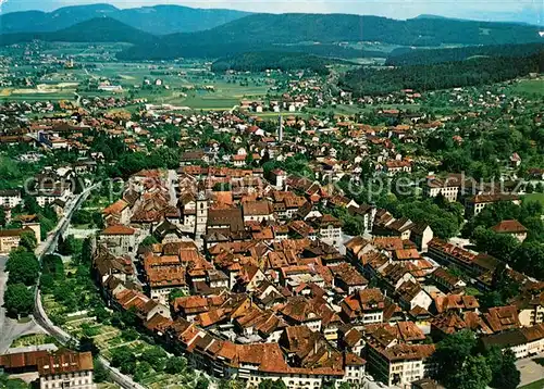 AK / Ansichtskarte Zofingen Zentrum Fliegeraufnahme Zofingen