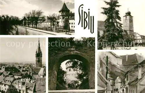 AK / Ansichtskarte Sibiu_Hermannstadt Teilansichten Sibiu_Hermannstadt
