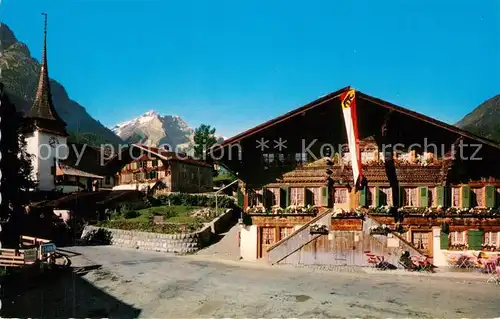 AK / Ansichtskarte Gsteig mit Oldenhorn Gsteig