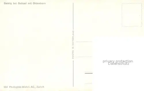 AK / Ansichtskarte Gsteig mit Oldenhorn Gsteig