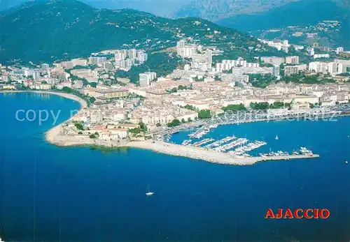AK / Ansichtskarte Ajaccio Vue aerienne de la ville Ajaccio