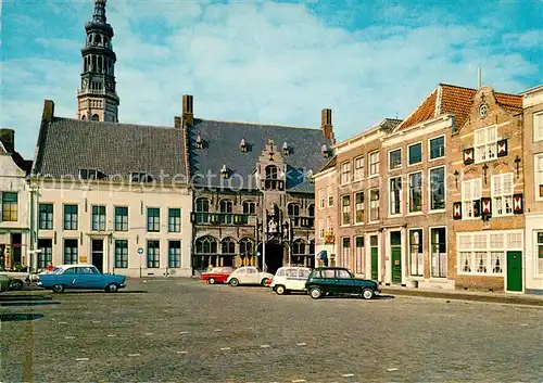 AK / Ansichtskarte Middelburg_Zeeland Damplein met Gistpoort Middelburg_Zeeland