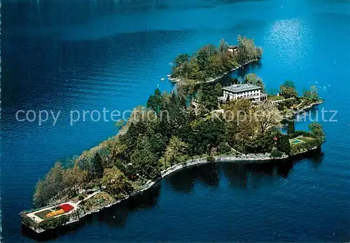 AK / Ansichtskarte Isole_di_Brissago Fliegeraufnahme Lago Maggiore Isole_di_Brissago