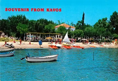 AK / Ansichtskarte Corfu_Korfu Strand des Cavos Lefkimis Corfu Korfu