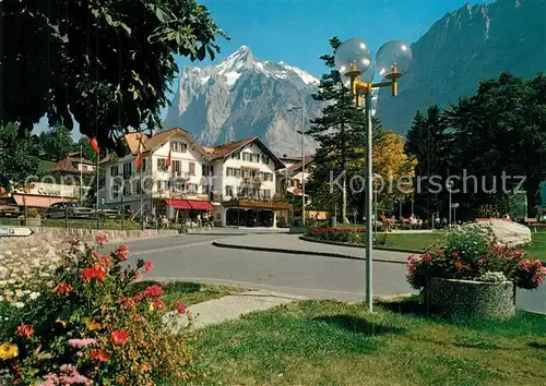 AK / Ansichtskarte Grindelwald mit Wetterhorn Grindelwald