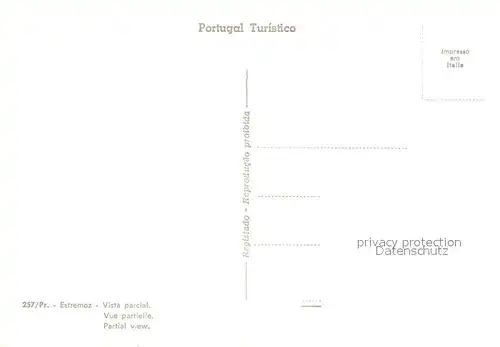 AK / Ansichtskarte Estremoz Vista parcial Estremoz