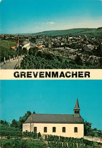 AK / Ansichtskarte Grevenmacher_Luxembourg Vue generale Chapelle du Kreuzerberg Grevenmacher Luxembourg