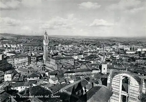 AK / Ansichtskarte Siena General view seen from the Cathedral Siena