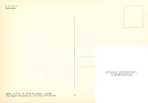AK / Ansichtskarte Siena Stadtansicht Siena