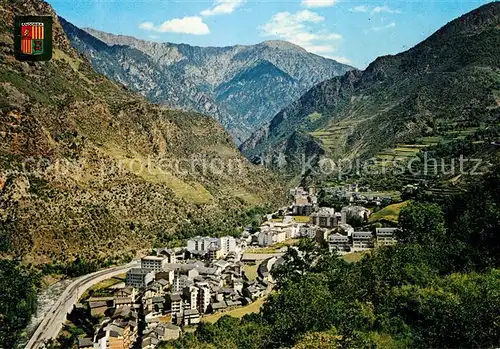AK / Ansichtskarte Valls_d_Andorra San Julia de Loria Vista general Valls_d_Andorra
