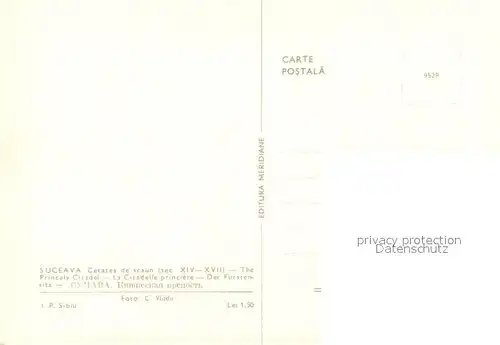 AK / Ansichtskarte Suceava Der Fuerstensitz Suceava