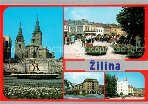 AK / Ansichtskarte Zilina Prva zmienka sa uchovala Teilansichten Zilina