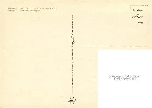 AK / Ansichtskarte Geiranger Utsikt mot Geiranger Geiranger