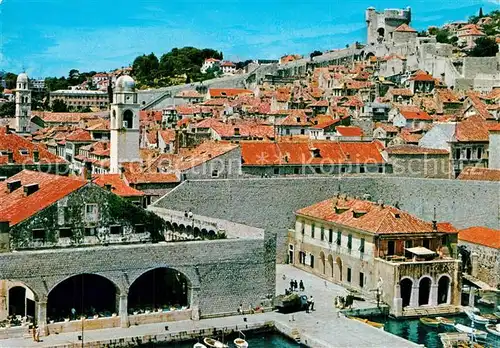 AK / Ansichtskarte Dubrovnik_Ragusa Stadtansicht Dubrovnik Ragusa