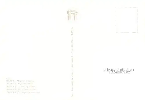 AK / Ansichtskarte Patras Stadtansicht Patras