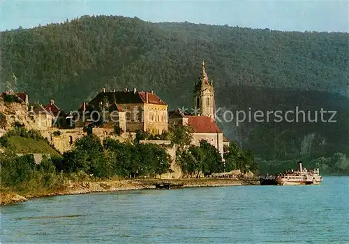 AK / Ansichtskarte Duernstein_Wachau Partie an der Donau Kloster Duernstein_Wachau