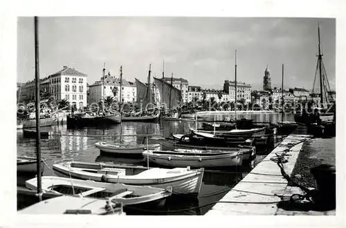 AK / Ansichtskarte Split_Spalato Hafen Split_Spalato