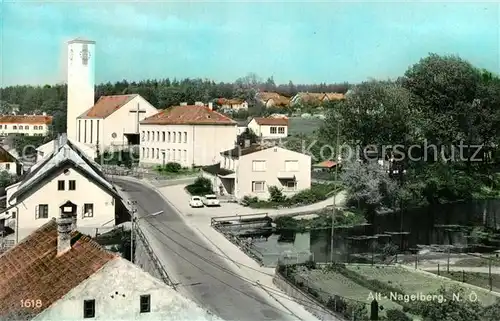 AK / Ansichtskarte Alt_Nagelberg Kirchenpartie 