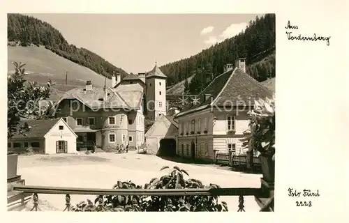 AK / Ansichtskarte Vordernsberg Kirchenpartie 