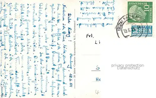 AK / Ansichtskarte Homberg_Niederrhein Augusta M?erserstrasse Rheinpartie Hubertusplatz Homberg Niederrhein