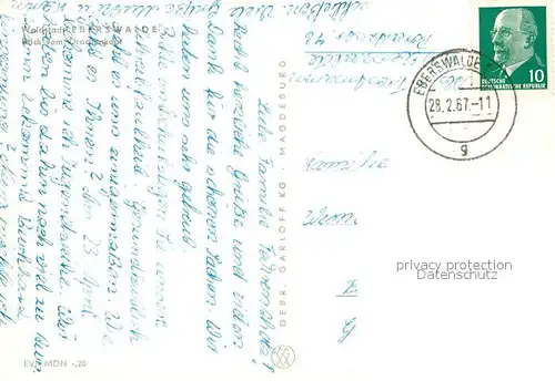 AK / Ansichtskarte Eberswalde Blick vom Drachenkopf Eberswalde