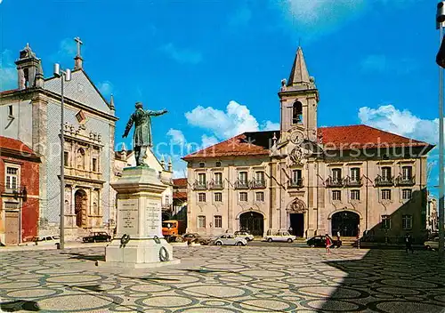 AK / Ansichtskarte Aveiro Praca da República Monumento Aveiro