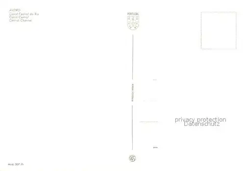 AK / Ansichtskarte Aveiro Canal Central da Ria Aveiro