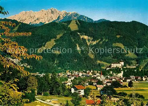 AK / Ansichtskarte Kufstein_Tirol Panorama mit Feste Geroldseck und Wildem Kaiser Kaisergebirge Kufstein_Tirol