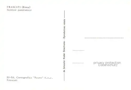 AK / Ansichtskarte Frascati Scorcio panoramico Frascati